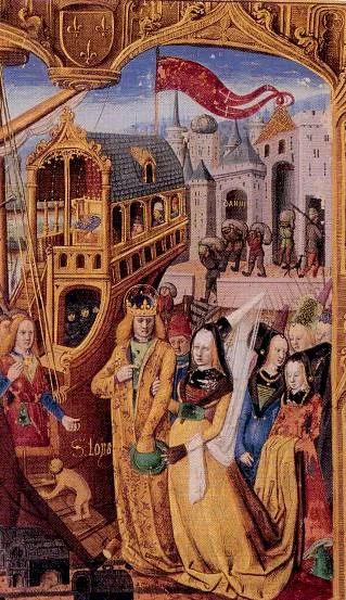 Король Людовик IX и королева Маргарита Прованская.