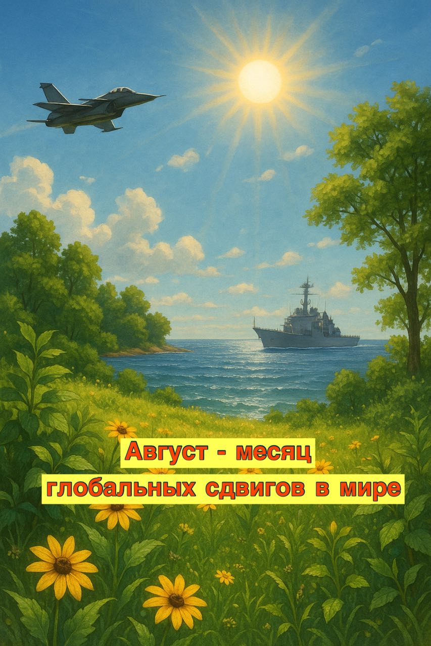 Август 25 -  месяц глобальных сдвигов