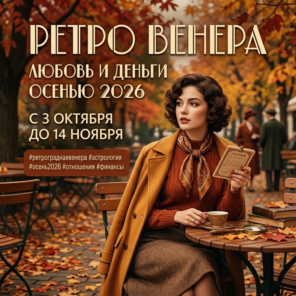Ретро Венера - любовь и деньги осенью 2026