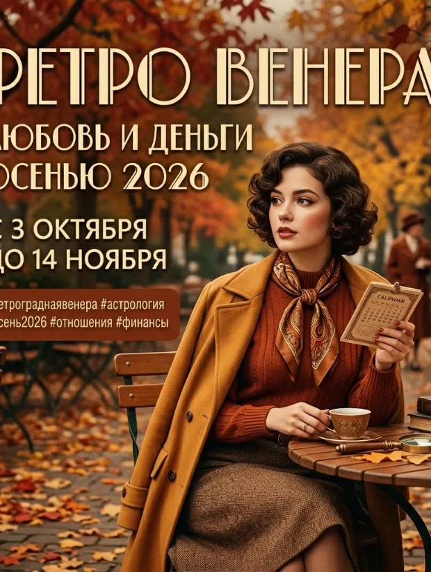 Ретро Венера - любовь и деньги осенью 2026